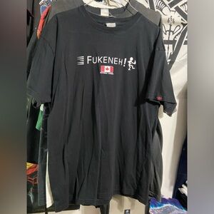 Vintage Y2K Fuckeneh Victoria Canada tee shirt